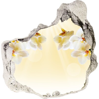 3d lyuk fal dekoráció Orchidea