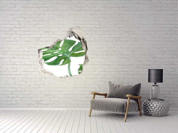 3d lyuk fal dekoráció Monstera