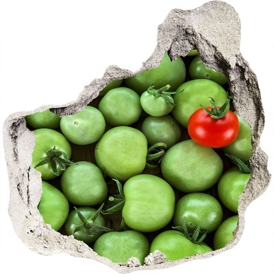 3d lyuk fal dekoráció Gyümölcs betonban