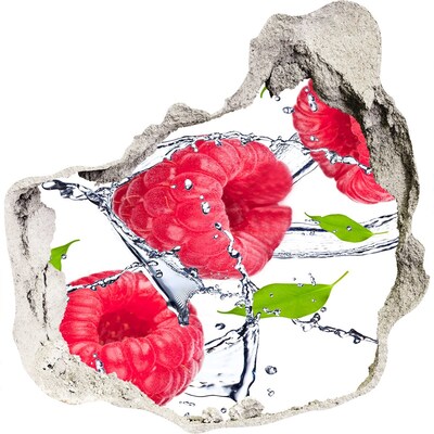 3d lyuk fal dekoráció Málna-vízesés