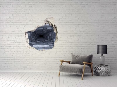 3d lyuk fal dekoráció Mély alagút betonban