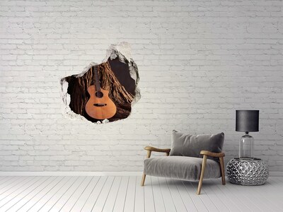3d lyuk fal dekoráció Akusztikus gitár
