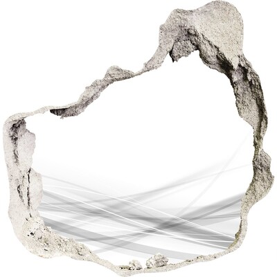 3d lyuk fal dekoráció Egy romos fal, amely a térre néz