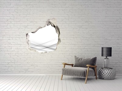 3d lyuk fal dekoráció Egy romos fal, amely a térre néz