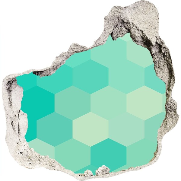 3d lyuk fal dekoráció Modern stílusú belső tér