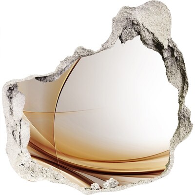 3d lyuk fal dekoráció Absztrakt tér a fal mögött