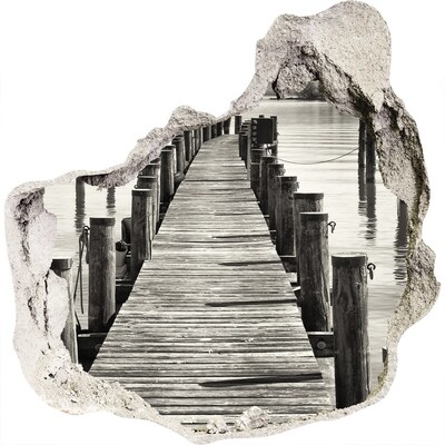 3d lyuk fal dekoráció Fahíd a víz felett