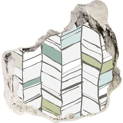 3d lyuk fal dekoráció Skandináv stílusú belső tér