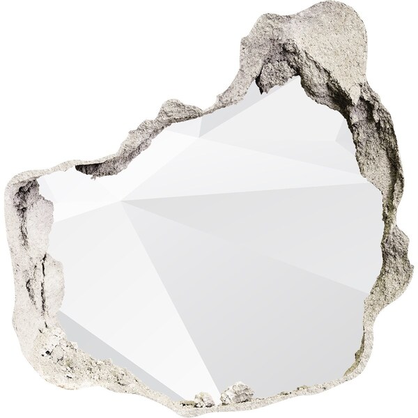 3d lyuk fal dekoráció Törött fal fényvisszaverődéssel