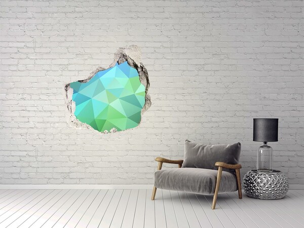 3d lyuk fal dekoráció Virtuális lyuk a falban