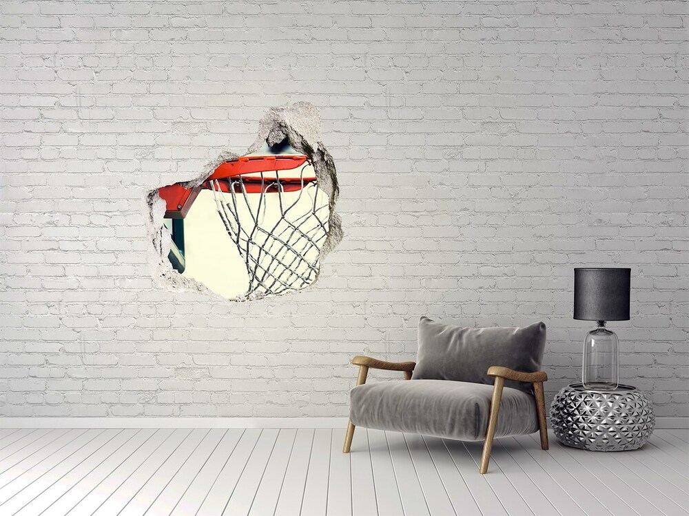 3d lyuk fal dekoráció Kosárlabda