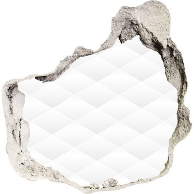 3d lyuk fal dekoráció Egy törött fal, amely az űrre néz