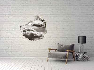 3d lyuk fal dekoráció A felhők látványa