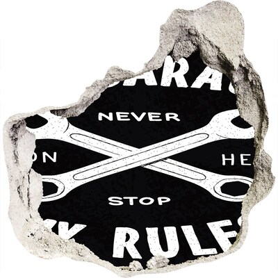 3d lyuk fal dekoráció Workshop a szabályokról