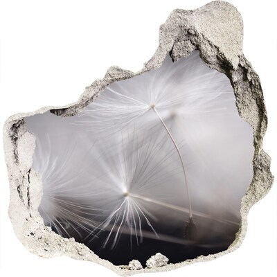 3d lyuk fal dekoráció Pitypangok betonban