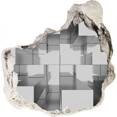 3d lyuk fal dekoráció Tér betonban