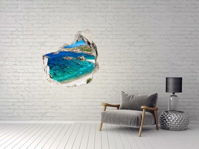 3d lyuk fal dekoráció Karib-öböl