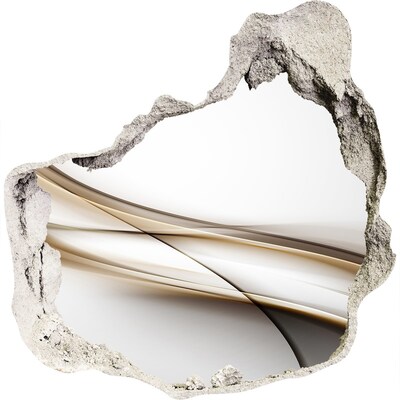 3d lyuk fal dekoráció Absztrakt tér a fal mögött