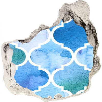 3d fali matrica lyuk a falban Tengeri mozaik egy fali lyukban