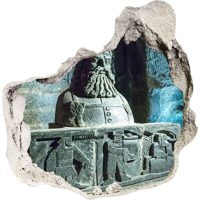 3d fali matrica lyuk a falban Ősi barlangszobrászat