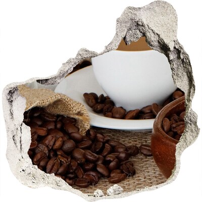 3d fali matrica lyuk a falban Kávézás otthonod kényelmében