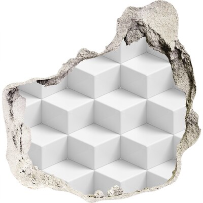 3d fali matrica lyuk a falban A háromdimenziós tér illúziója