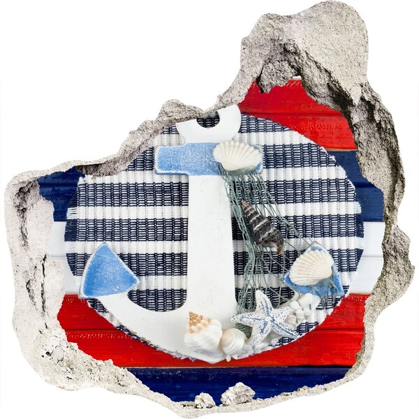 3d fali matrica lyuk a falban Tengeri kaland kagylókkal