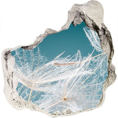 3d fali matrica lyuk a falban Virágálmok a fal mögött