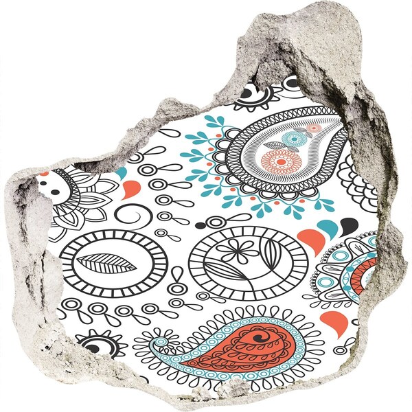 3d fali matrica lyuk a falban Bohém stílusú minták