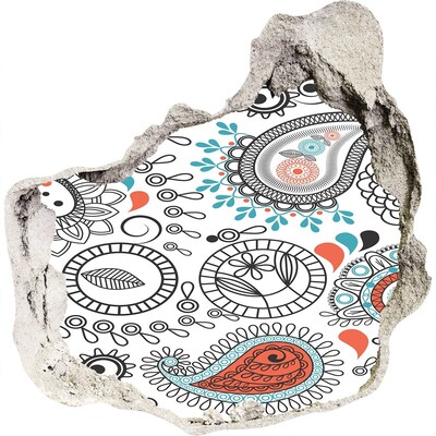 3d fali matrica lyuk a falban Bohém stílusú minták