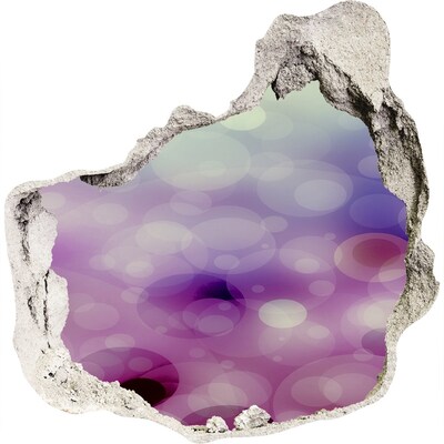 3d fali matrica lyuk a falban Színes lyuk a falban