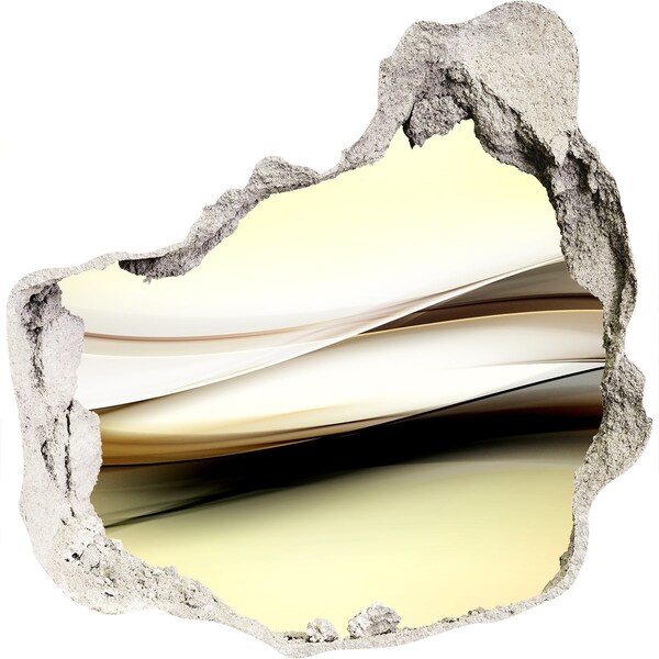 3d fali matrica lyuk a falban Absztrakt tájkép egy lyukban a falban