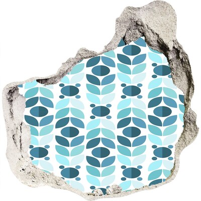 3d fali matrica lyuk a falban Lyuk a falban virágminta