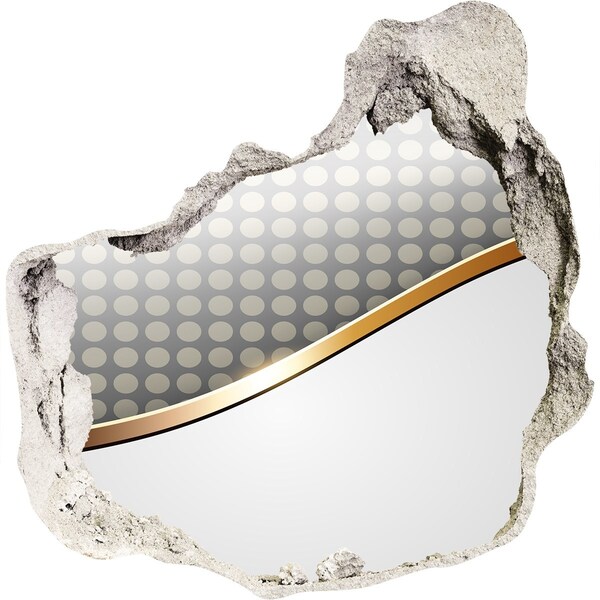 3d fali matrica lyuk a falban Törött tükörfal