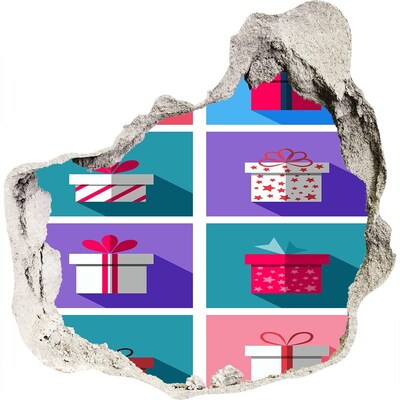 3d fali matrica lyuk a falban Ajándék meglepetések