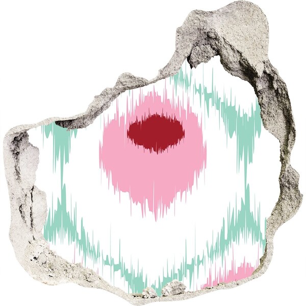 3d fali matrica lyuk a falban Hang illúzió betonban