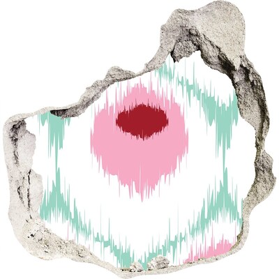 3d fali matrica lyuk a falban Hang illúzió betonban