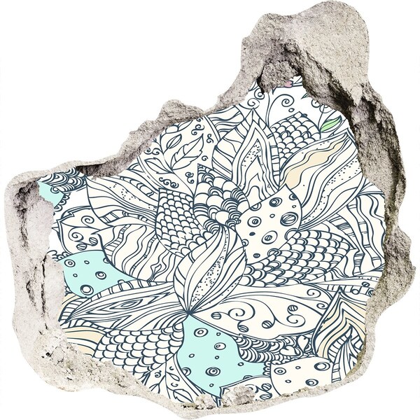 3d fali matrica lyuk a falban A természet színes világa