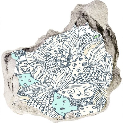 3d fali matrica lyuk a falban A természet színes világa