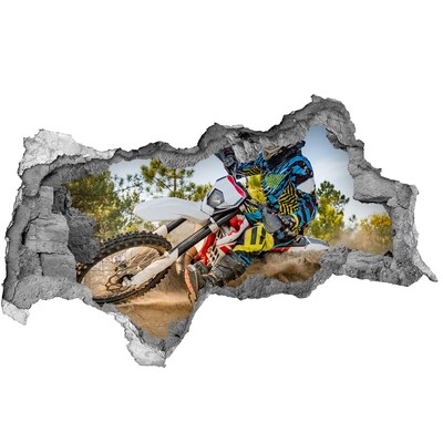 3d fali matrica lyuk a falban Motocross akcióban