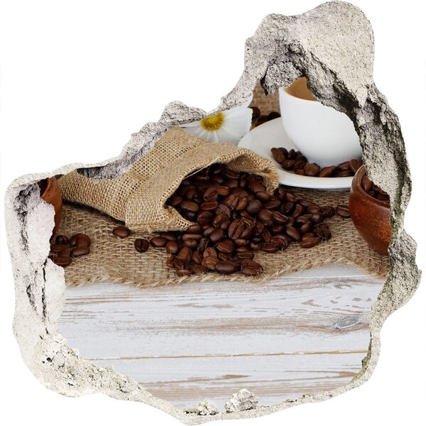 3d fali matrica lyuk a falban Kávézás természetes környezetben