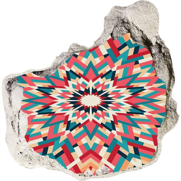 3d fali matrica lyuk a falban Geometria a lyukban