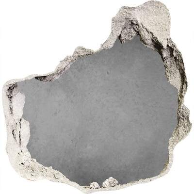 3d fali matrica lyuk a falban Repedt fal, kilátással a betonra