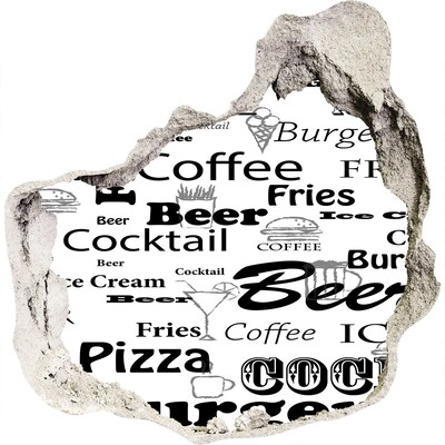 3d fali matrica lyuk a falban Kulináris káosz