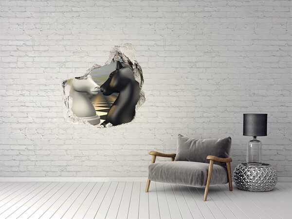 3d fali matrica lyuk a falban Sakk összecsapás