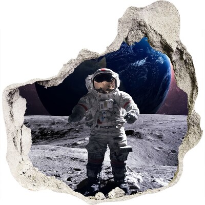 3d fali matrica lyuk a falban Űrhajós