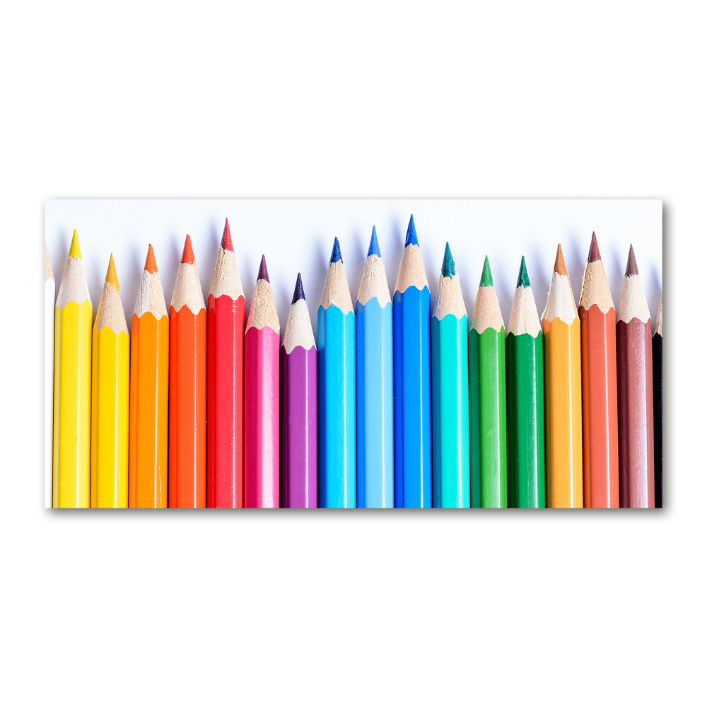 Akrilüveg fotó Színes ceruzák