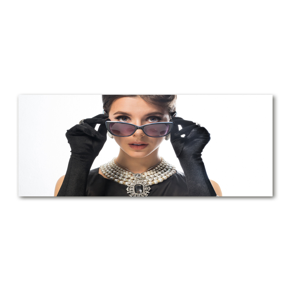 Akrilüveg fotó Nő szemüveg