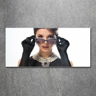 Akrilüveg fotó Nő szemüveg