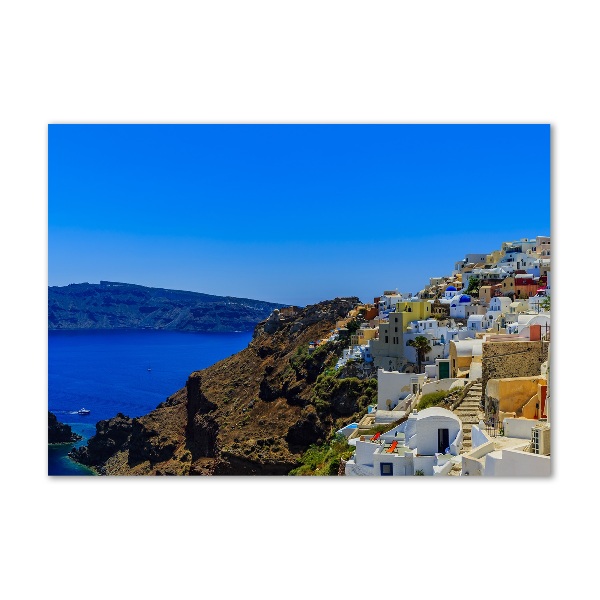 Akril üveg kép Santorini görögország